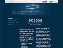 Tablet Screenshot of islandautorepairs.com